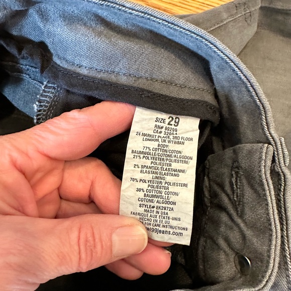 Level 99 Lily Crop Skinny Straight Jeans 29 - Picture 4 of 8